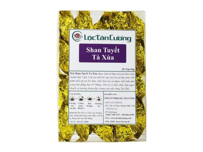 Trà shan tuyết Tà Xùa 20 Tép 10g